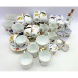 Large quantity of Royal Worcester 'Evesham' table and oven ware comprising eight cups and saucers,