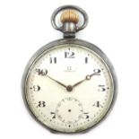 Omega silver pocket watch,