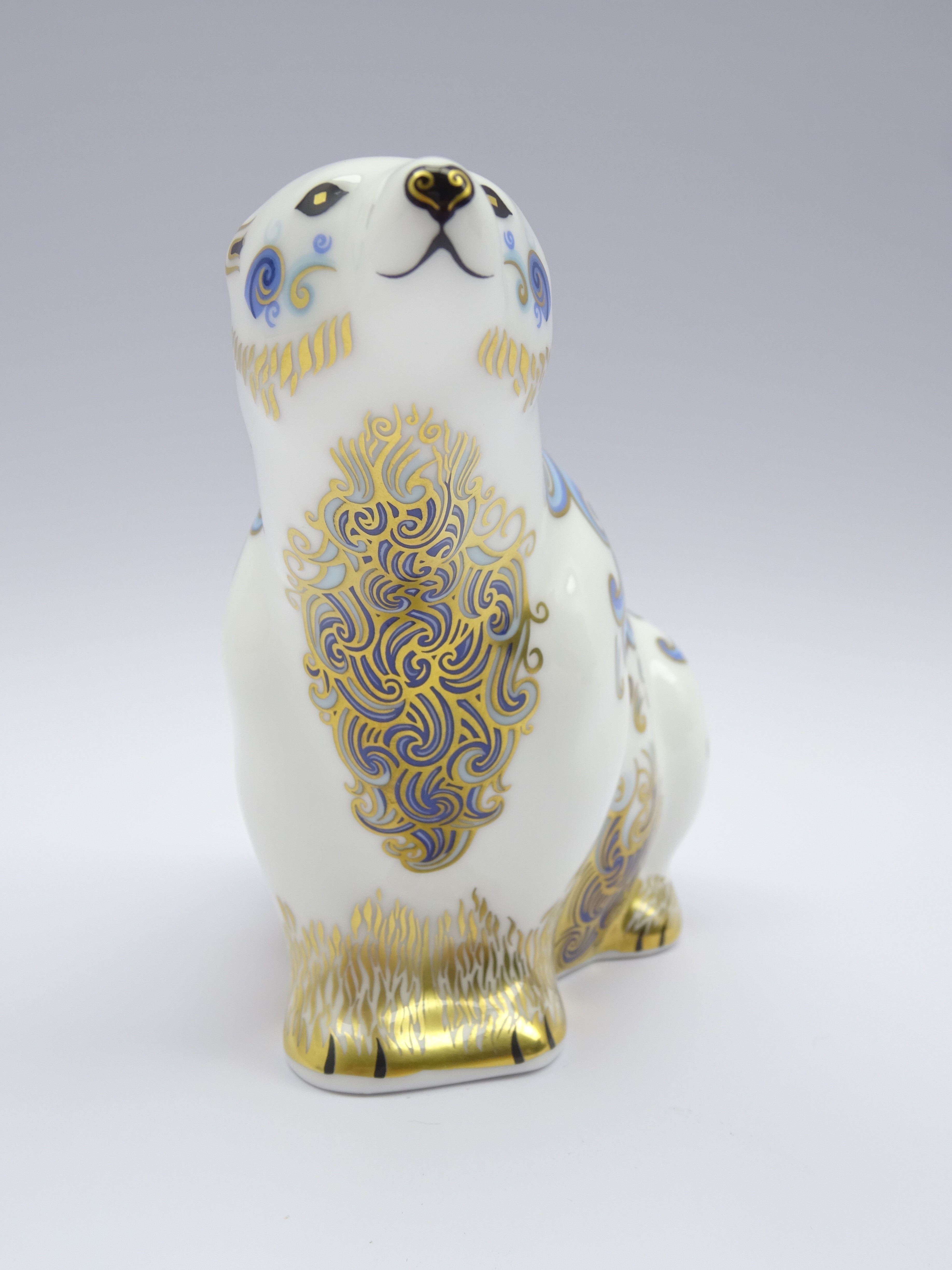 Royal Crown Derby paperweight 'Aurora Polar Bear' signature edition for Connaught House, 104/1500, - Image 2 of 2