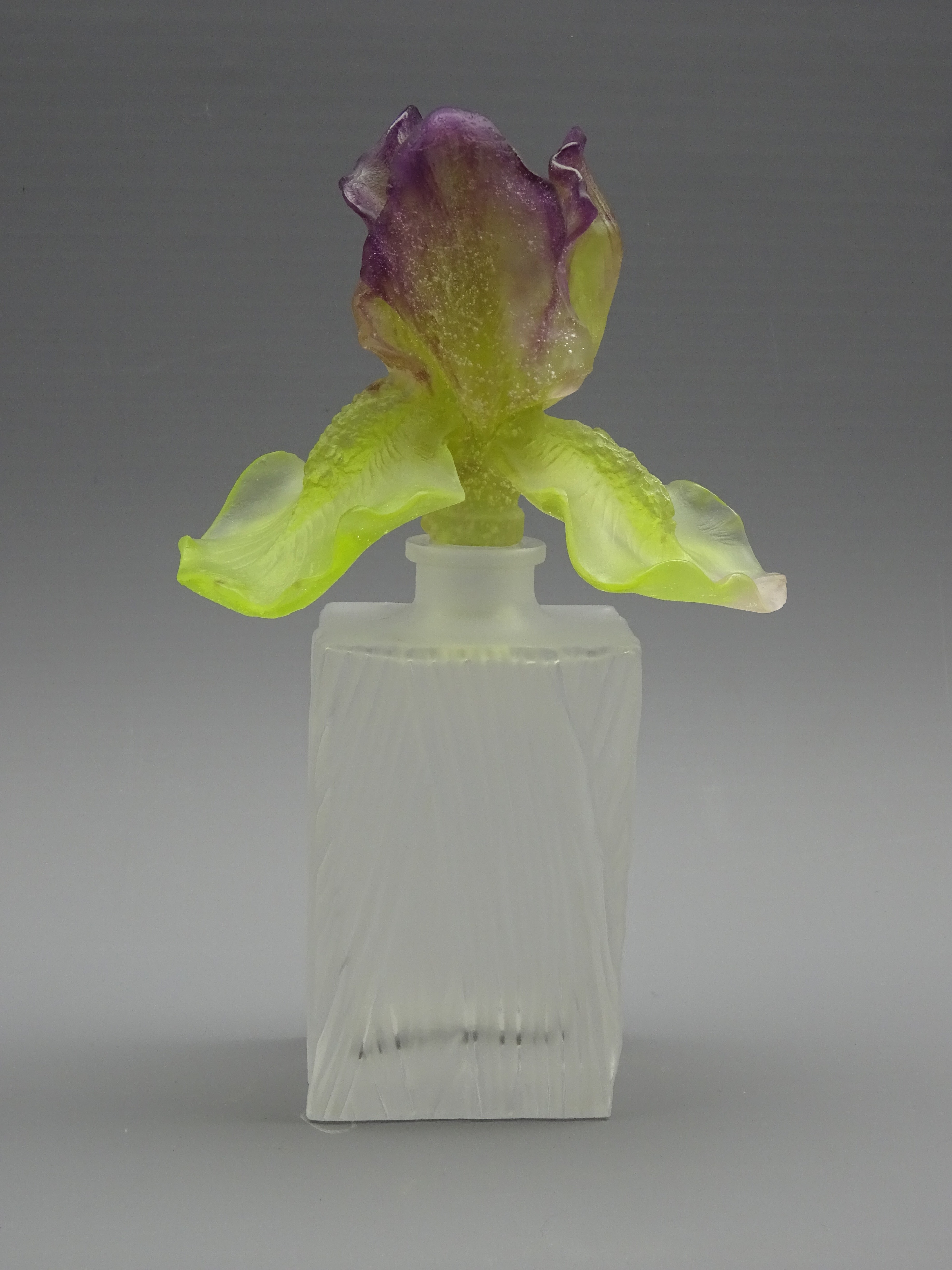 WITHDRAWN- Daum art glass perfume bottle,