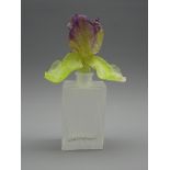 WITHDRAWN- Daum art glass perfume bottle,