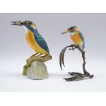 Albany Worcester model of a Kingfisher,