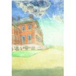 Richard Bawden (British 20th century): 'Bryanston '88', limited edition colour print, 20/150,