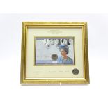 Royal Mail Royal Mint The Queen's Golden Jubilee limited edition framed coin cover and coin, no.