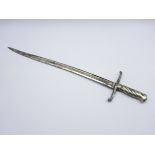 Chassepot bayonet with unusual cross piece L69cms Condition Report & Further Details