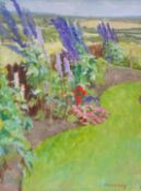 Philip Naviasky (British 1894-1983): Garden Scene, oil on canvas signed,