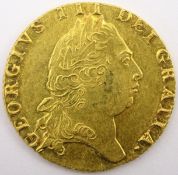 George III 1798 gold 'spade' Guinea