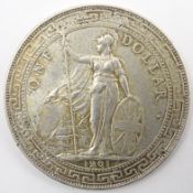 1901 Britannia British trade dollar