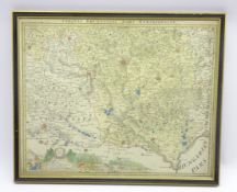 18th Century map entitled 'Circuli Brunnensis Pars Meridionalis',