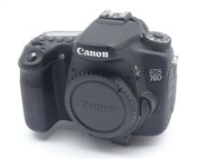 Canon EOS 70D DSLR camera body