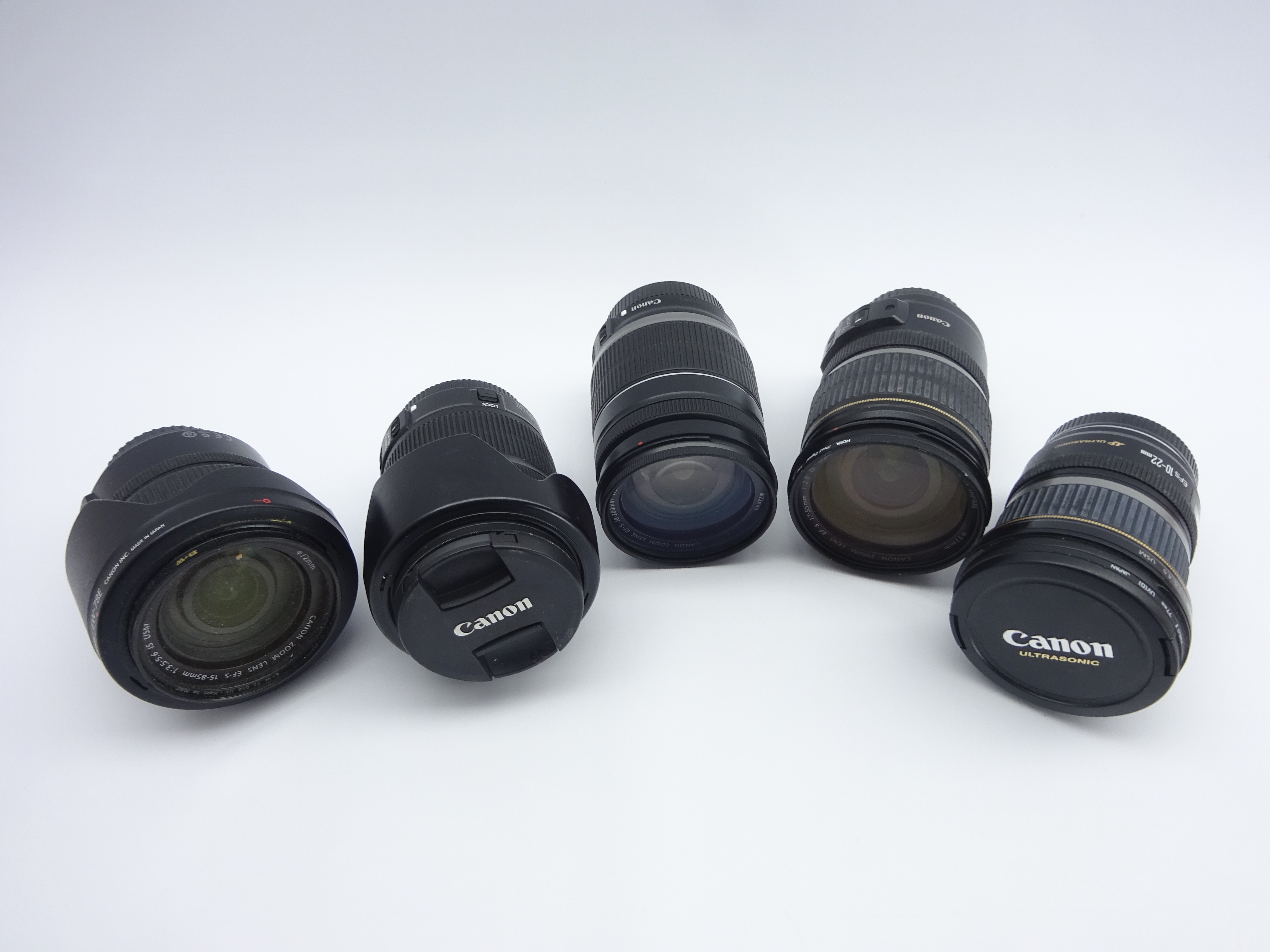 'CANON ZOOM LENS EF-S 18-135mm 1:3.5-5.6 IS STM' zoom camera lens, 'CANON EF-S LENS 10-22mm 1:3.5-4. - Image 3 of 3