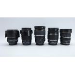 'CANON ZOOM LENS EF-S 18-135mm 1:3.5-5.6 IS STM' zoom camera lens, 'CANON EF-S LENS 10-22mm 1:3.5-4.