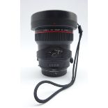 'CANON LENS TS-E 17mm' tilt shift camera lens