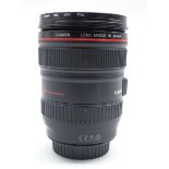 'CANON ZOOM LENS EF 24-105mm 1:4 L IS USM' wide-to-telephoto zoom camera lens