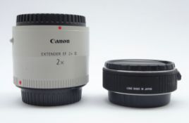 'CANON EXTENDER EF 2x III' converter for Canon EF and 'SIGMA APO TELE CONVERTER 1.