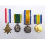 Pair of WW1 medals comprising British War Medal and Victory Medal awarded to 312016 Sjt.F.W.
