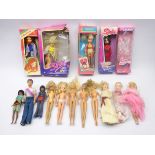 Sindy - three Pedigree dolls entitled Starlight, Disco Magic and Marie and Hasbro City Girl,