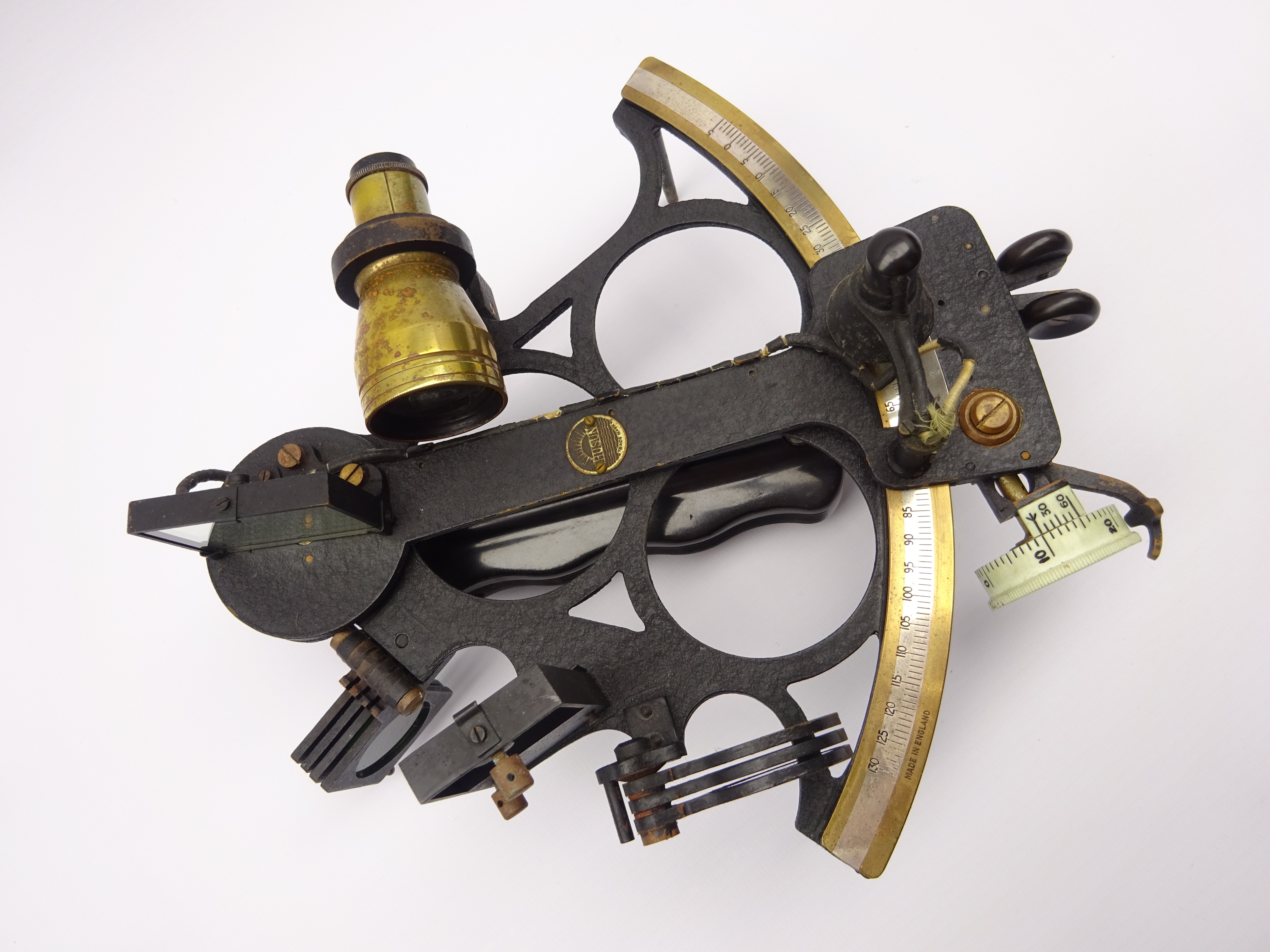 WW2 period Henry Hughes & Son Husun sextant No. - Image 6 of 7