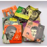 Quantity of 78 rpm records including Elvis Presley, Bill Haley, Bing Crosby, Vera Lynn,