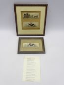 Thomas Stevens Coventry - double combination Stevengraph in original mount entitled 'The London and