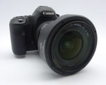 Canon EOS 5D Mark III DSLR camera and 'CANON ZOOM LENS EF 16-35MM 1:4 L IS USM' lens