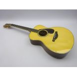 Yamaha LS6 L-Series acoustic guitar in Yamaha hard case with original instructions serial no.