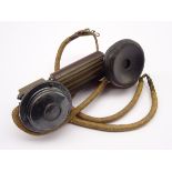 GPO handset, the brown bakelite handle stamped GPO No.36 and the speaker Patent No.