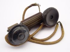 GPO handset, the brown bakelite handle stamped GPO No.36 and the speaker Patent No.