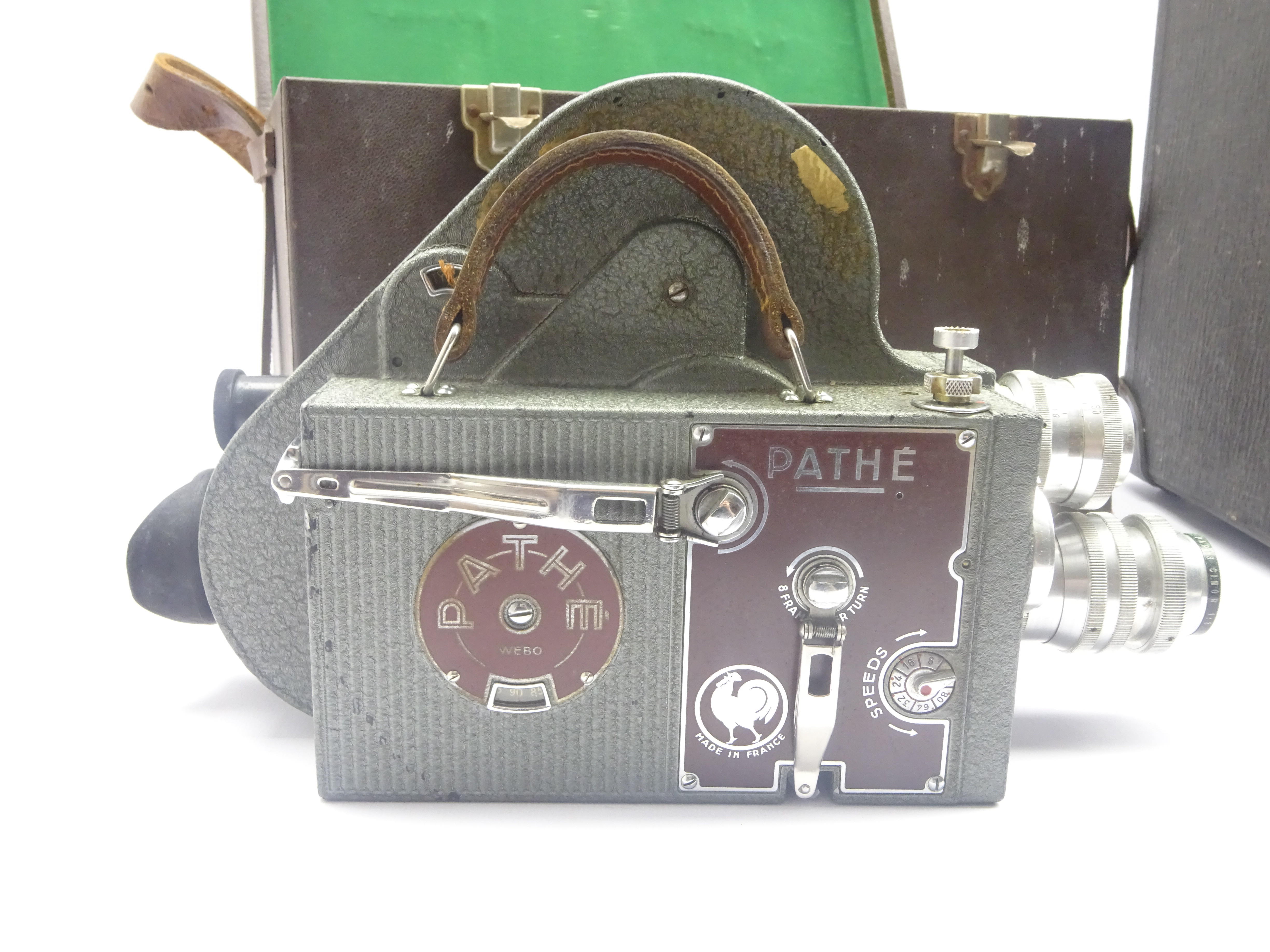 French Pathe Webo cine camera 9. - Image 3 of 5