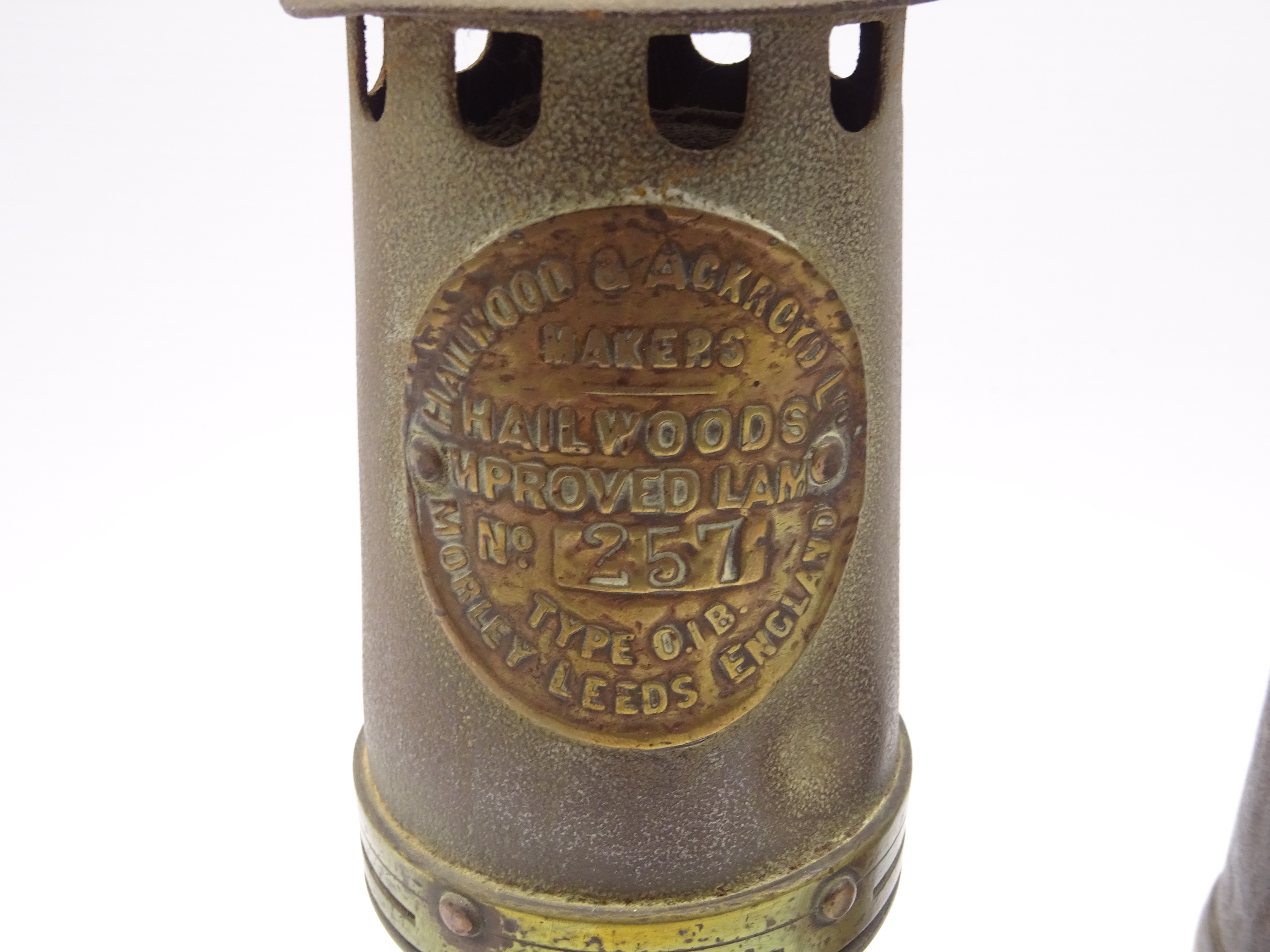 'Baby Wolf' Safety lamp by WM Maurice Co. - Image 3 of 4