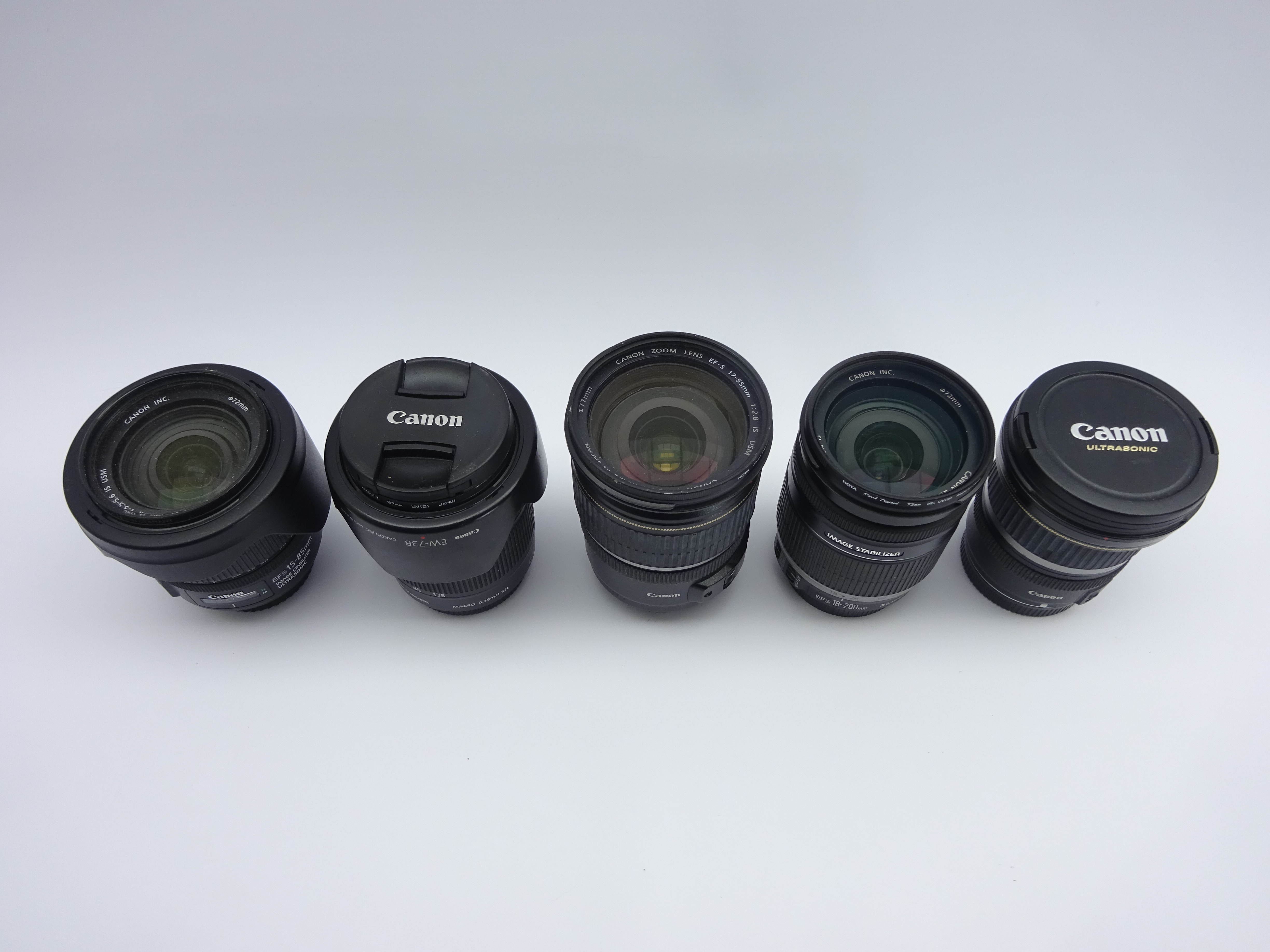 'CANON ZOOM LENS EF-S 18-135mm 1:3.5-5.6 IS STM' zoom camera lens, 'CANON EF-S LENS 10-22mm 1:3.5-4. - Image 2 of 3