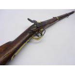 19th century Russian 1838 pattern tula type musket with converted percussion action,