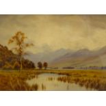 Donald A Paton AKA Edward Horace Thompson (British 1879-1949): 'Loch Vennacher', watercolour signed,