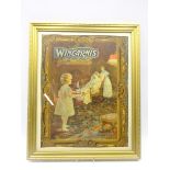 'Wincarnis The Wine of Life' original advertising poster, in gilt frame,
