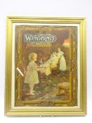 'Wincarnis The Wine of Life' original advertising poster, in gilt frame,