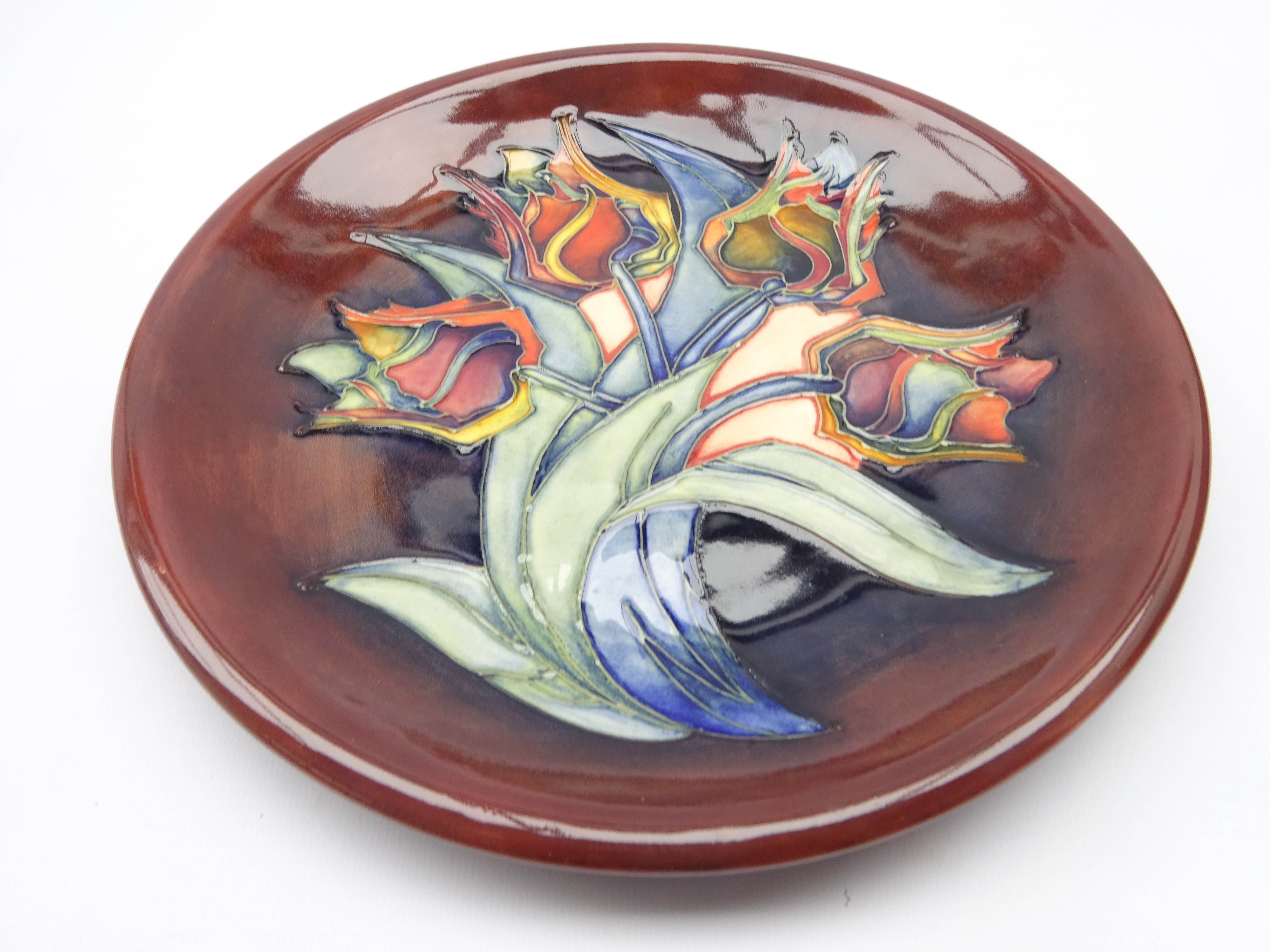 Moorcroft 'Tulip' pattern bowl by Sally Tuffin, - Image 2 of 3