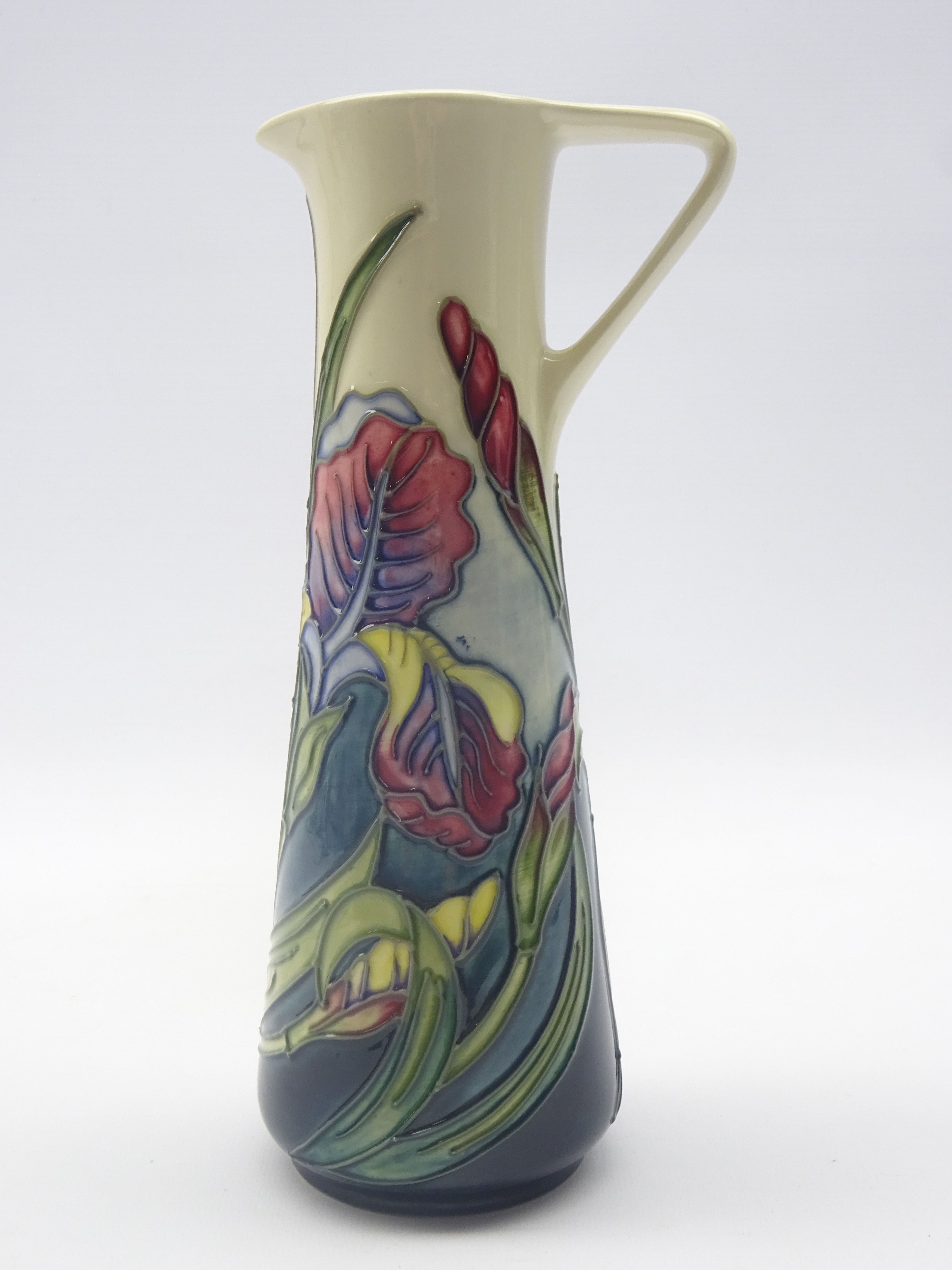 Moorcroft Collector's Club 'Iris' pattern ewer jug, designed by Rachel Bishop, no. - Image 2 of 3