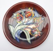 Moorcroft 'Tulip' pattern bowl by Sally Tuffin,