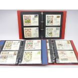 Three albums of 1980's Football first day covers including all competitions,