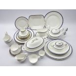 Spode 'Lausanne' dinner & part tea service comprising five dinner plates, three side plates,