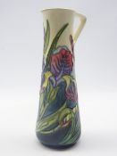 Moorcroft Collector's Club 'Iris' pattern ewer jug, designed by Rachel Bishop, no.
