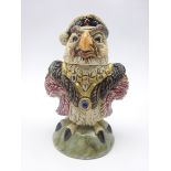 Burslem stoneware grotesque bird modelled as King Henry VIII, by Andrew Hull, H12.