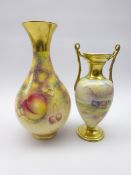 Dunheved China two handled urn shaped vase,