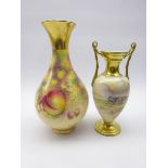 Dunheved China two handled urn shaped vase,