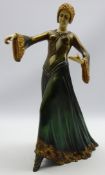 Large Art Deco style model of a Dancer (a/f) H45cm Condition Report & Further Details