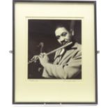 Terry Cryer (1934-2017) 'Frank Wess' 1958 gelatin silver print, signed,