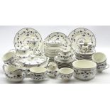 Royal Doulton Yorktown dinner and tea service including plates and bowls in various sizes,