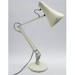 1970s white finish angle-poise type desk lamp,