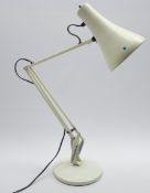 1970s white finish angle-poise type desk lamp,