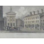 After N Whittock - A series of 9 19th Century engravings of Leeds including Corn Exchange,